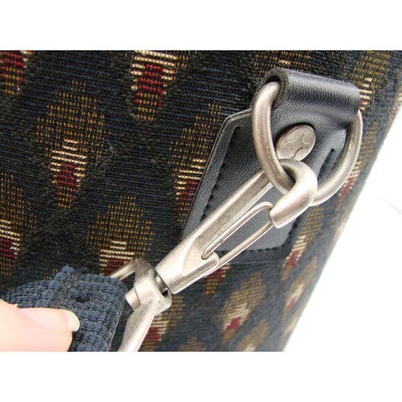 Travel Gear Small Carry On Bag Cosmetic Make-up Case Hardshell Zip Tapestry Read - Picture 5 of 16